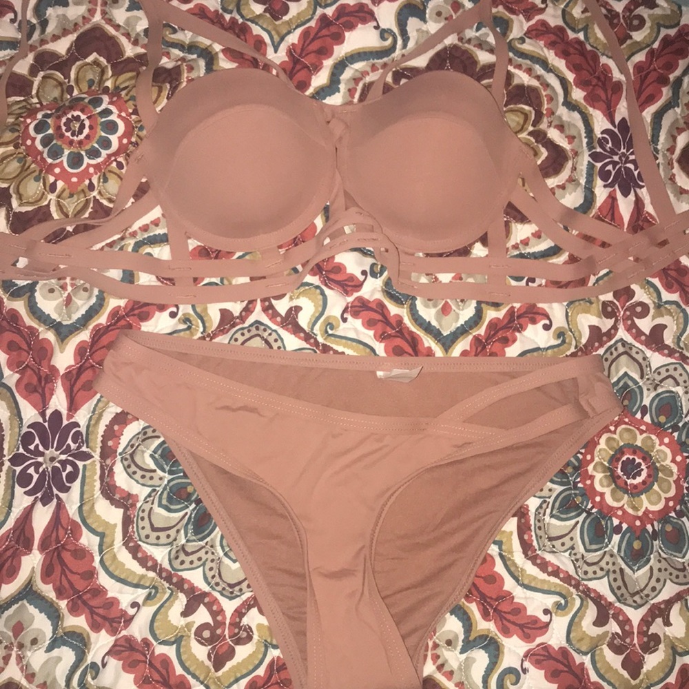 FASHION NOVA BLUSH SWIMSUIT